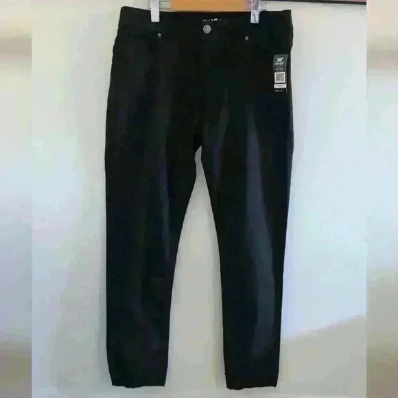 XRAY Jeans | Men's Black Elastic Waist  Jogger Twill Pants - Picture 3 of 7